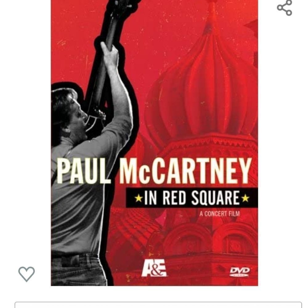 The Beatles - Paul McCartney - Live in Red Square D.V.D. Set